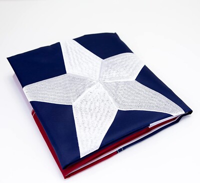 Texas Flag Heavy Duty Outdoor - Embroidered Stars- Long Lasting Color Retent