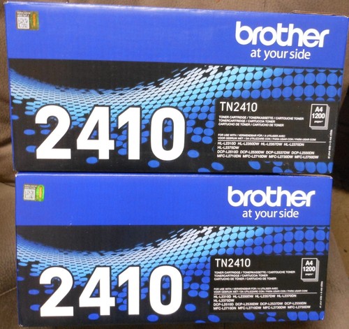 Brother 2410 Original Tonerkartuschen Tonerkassetten 2 Stück Leer zum Füllen