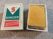 Box of Vtg,. SINGER sewing machine NEEDLES  INDUSTRIAL 108 X 3 size 21  3049