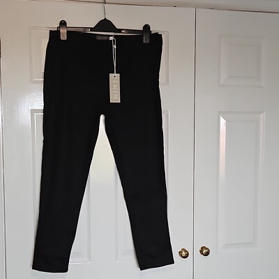 Mint Velvet Washington Coated Black Jeans UK