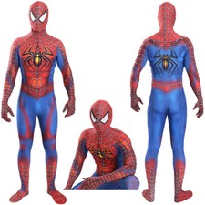 Comic Raimi Spider-Man Jumpsuit Spiderman Cosplay Suit Costume Halloween Party