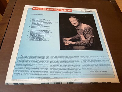 Francois Glorieux plays the Beatles~VG+ Modern Pop Classical