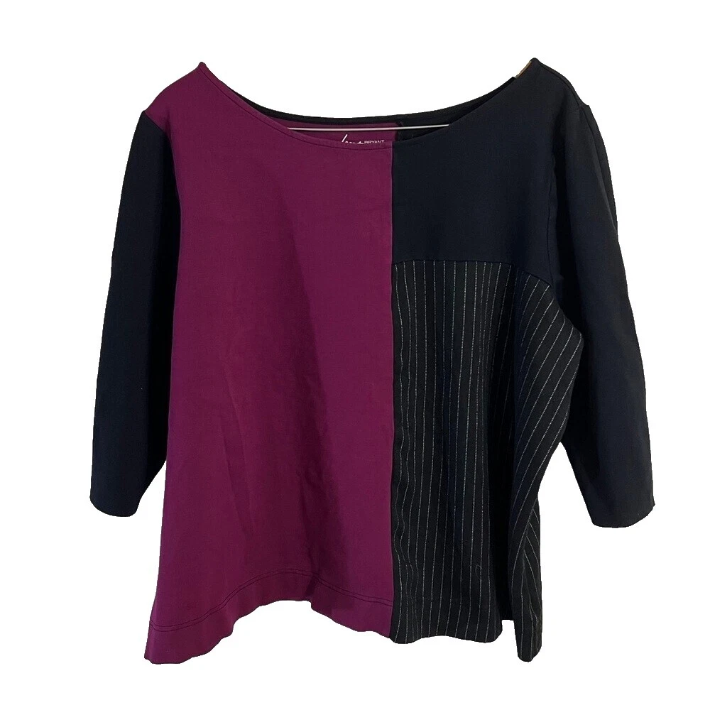 Camisas Listradas Lane Bryant de Nylon para mulheres