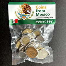 Mexican Coin Collection Lot 30 Random Coins from Mexico 