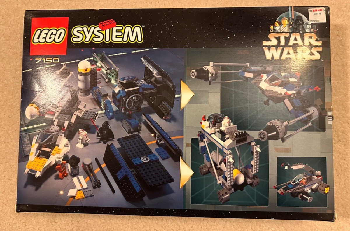 1999 Lego Star Wars set 7150 - TIE Fighter & X-Wing; 100% complete