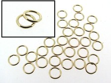 50 each 14k GOLD FILLED 4mm CLOSED JUMP RINGS