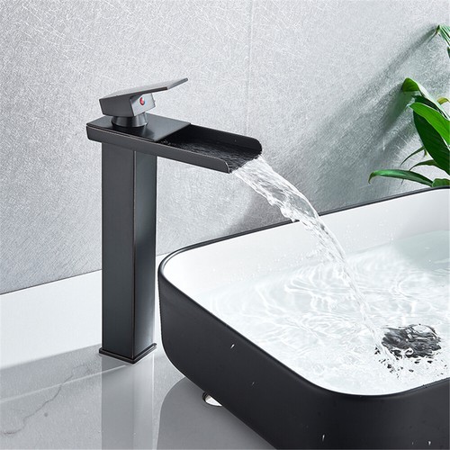 Hoch Waschtischarmatur Wasserhahn Armatur Schwarz Waschbecken Einhebelmischer - Bild 49 von 52