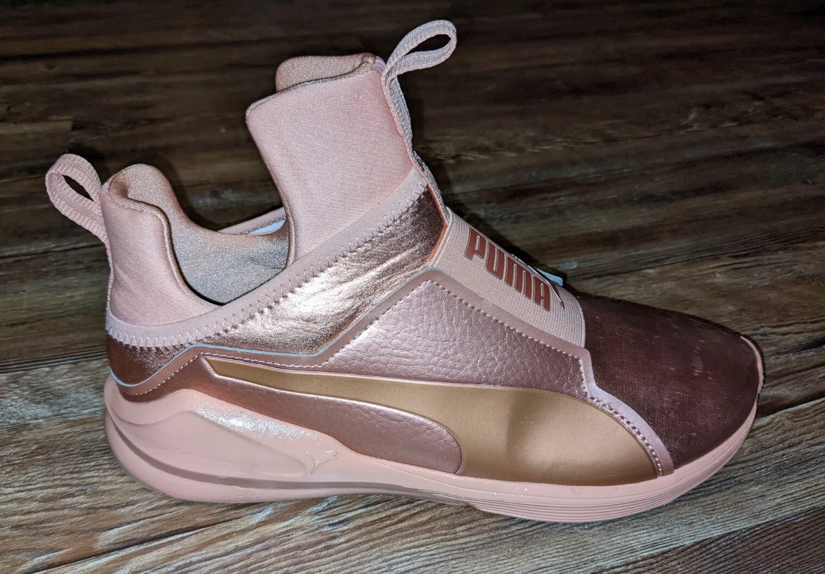 puño Lógicamente amenaza Puma Fierce Metallic Rosie womens pink shoes size 10 | eBay