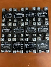 QTY 12 OPTO-22 120D45 120 VAC, 45 Amp, DC Control Solid State Relay (SSR)