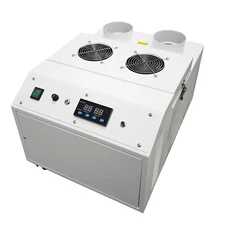 Ultrasonic Industrial Humidifier Cooler Sprayer 10.5Kg/h Cool Mist Maker 2Outlet