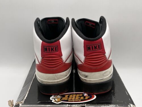 Air Jordan 2 Retro QF 2010 Varsity Red Size 10.5 Authentic Used OG Vintage - Picture 5 of 11