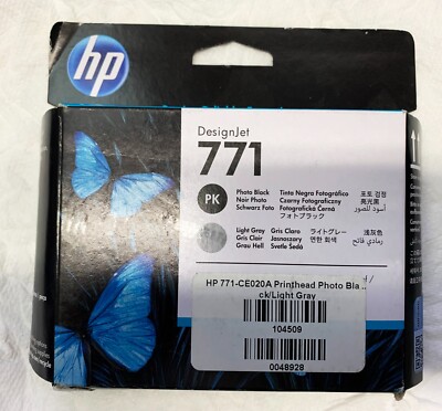 771 (CE020A) DesignJet Print Head - Black/Light Gray, Exp April /2025