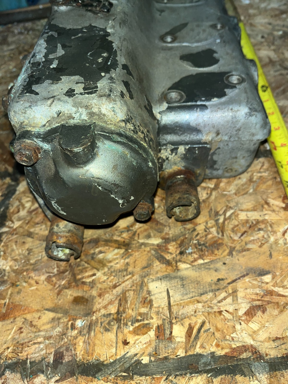 YANMAR 4JH2-TE MARINE DIESEL ENGINE MANIFOLD HEAT EXCHANGER EXHAUST ASSY OEM