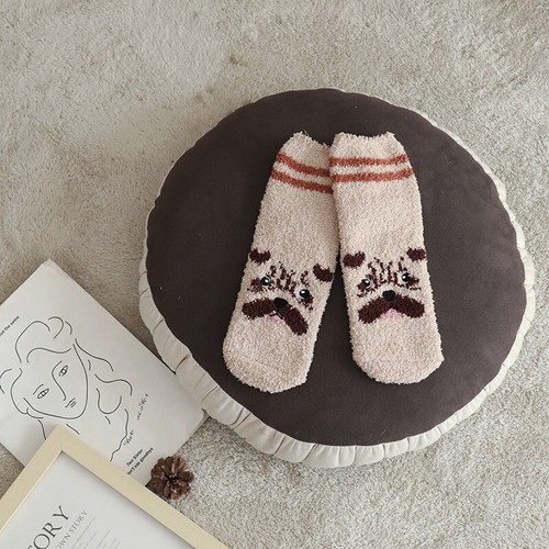 Kids Girls Boys Puppy Dogs Soft Fluffy Slipper Socks Leg Warmer UK1-UK5 - Picture 8 of 9
