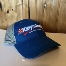 Keystone Automotive Operations LKQ Blue Gray Mesh Adjustable Cap Trucker Hat