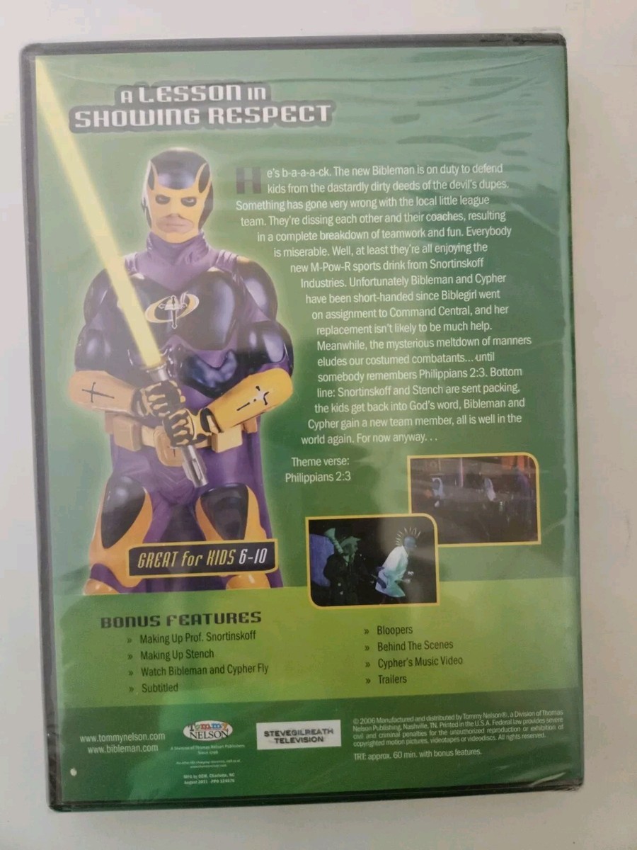 The Bibleman Adventures: Powersource Series #1 (DVD, 2006) for