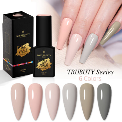 BORN PRETTY PRO 15ml 6 Bottles Gel Polish Soak off UV Gel Nails Polish DIY Kit