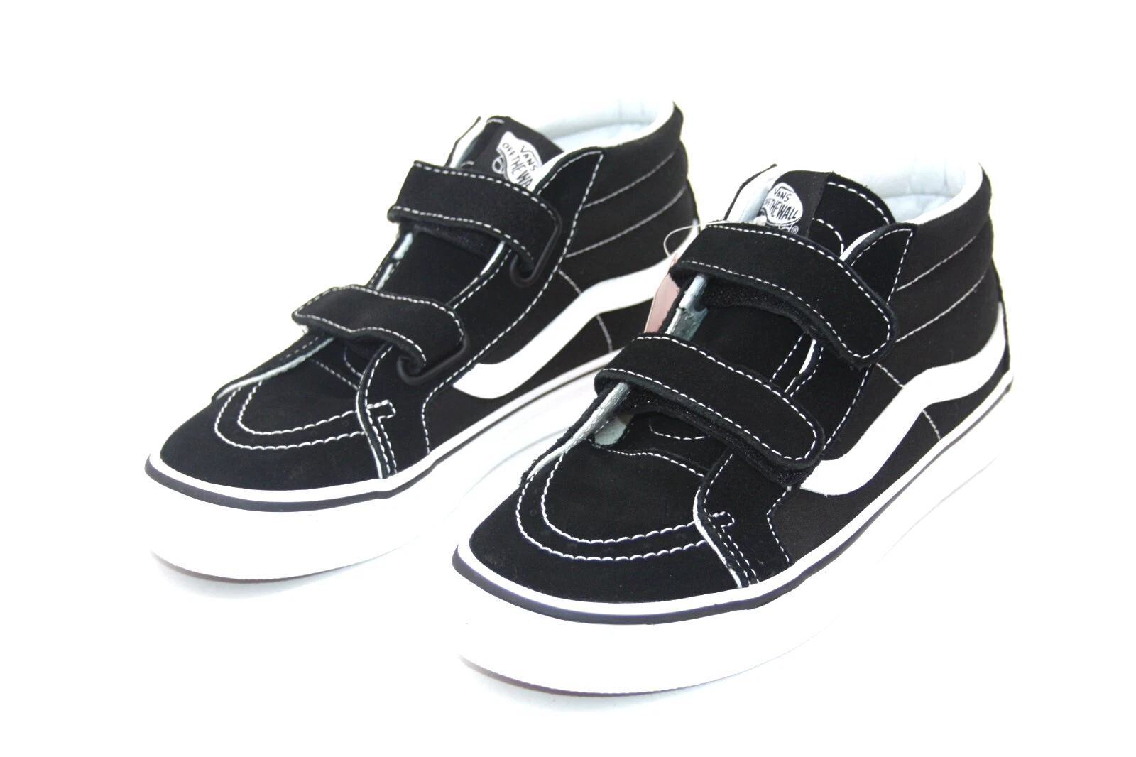 SCARPA DA SKATEBOARD VANS SK8 MID REISSUE V NERA VERA BIANCA GRANDI BAMBINI TAGLIA 4