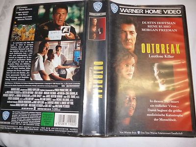 Outbreak Lautlose Killer Dustin Hoffman VHS Frei ab 12 Jahren gebr.