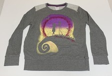 Disney Store Jack And Sally Nightmare Before Christmas Sweatshirt Girls 2XL