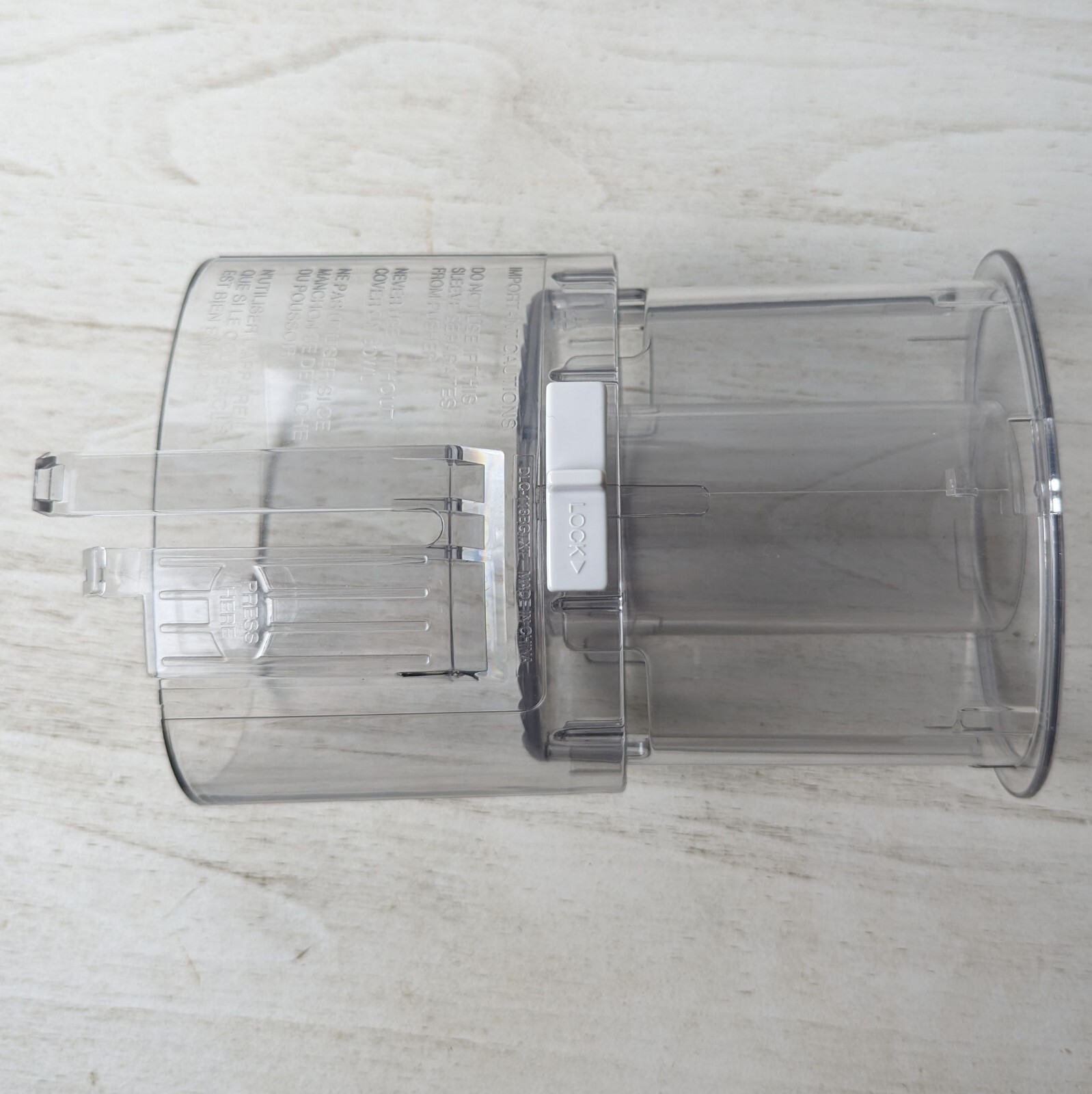 Cuisinart Food Processor Pusher and Sleeve for Tritan DLC10, DLC