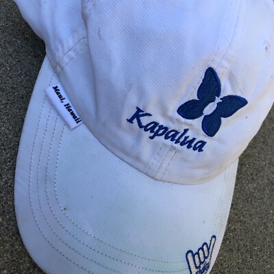 Wailea MAUI HAWAII キャップ黒革つばimperialアメリカ製 Wailea MAUI HAWAII キャップ黒革つばimperialアメリカ製