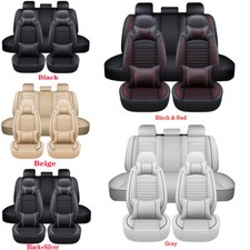 For Chevrolet Malibu Car Seat Covers Luxury Leather 5-seats Full Set Cushion Pad