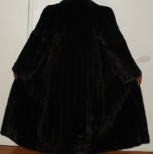 Feraud Paris Top Quality Ranch Mink Fur Coat Size 4-6 Free Shipping Excellen Con