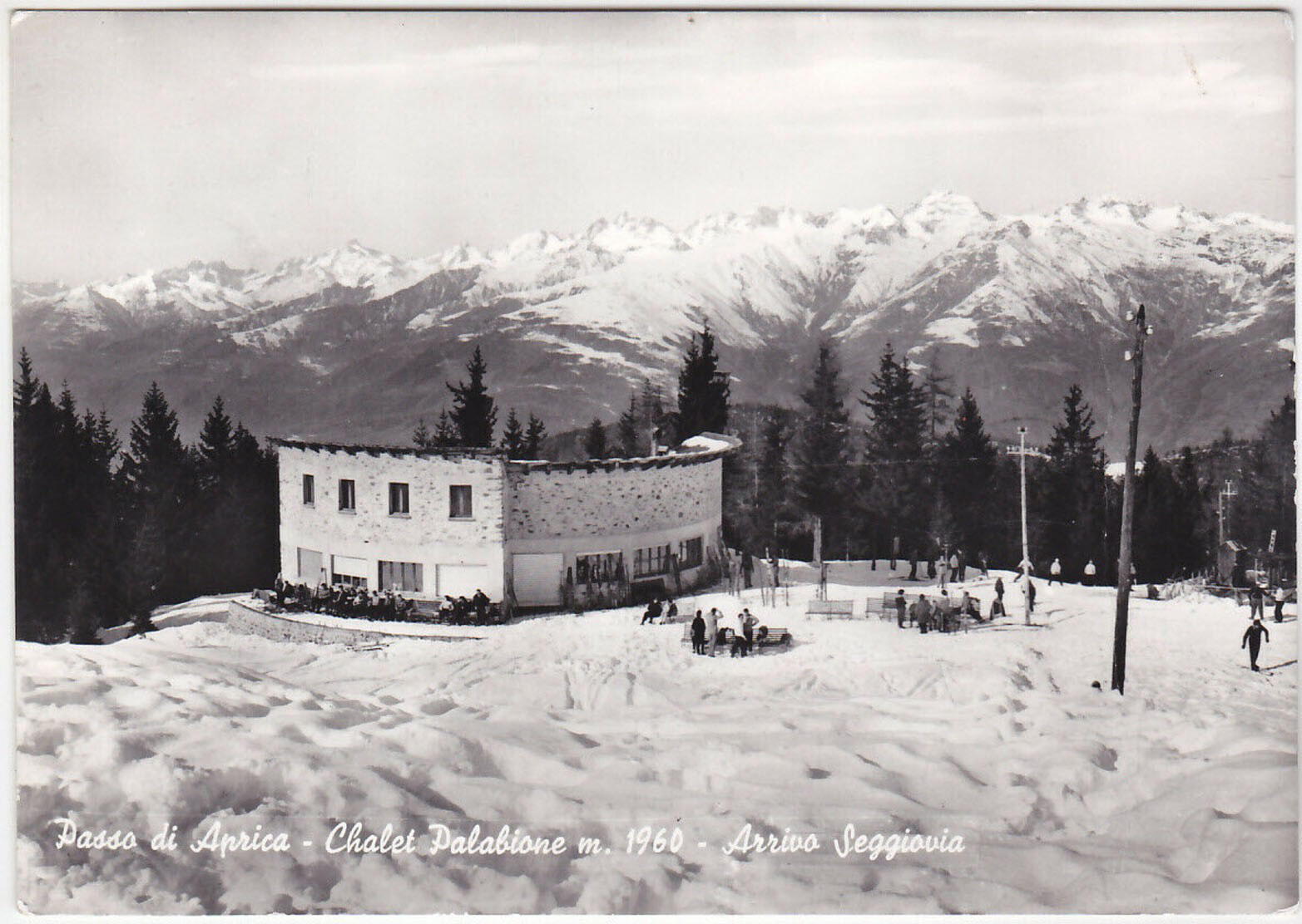 PASSO DI APRICA - SONDRIO - CHALET PALABIONE - ARRIVO SEGGIOVIA -32235-
