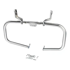 Chrome Engine Guard Bar Support Bracket Fit For Harley Low Rider ST FXLRST 22-25