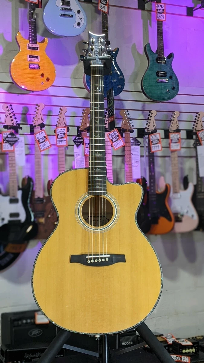 PRS SE A50 Angelus Acoustic Electric Guitar Black Gold Auth