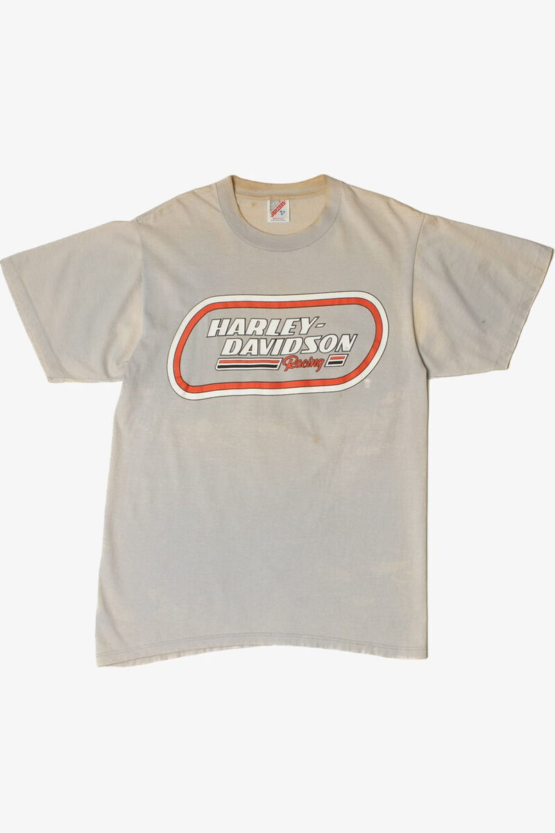 Vintage Distressed Harley Davidson Racing T-Shirt Medium Vintage Distressed Harley Davidson Racing T-Shirt Medium