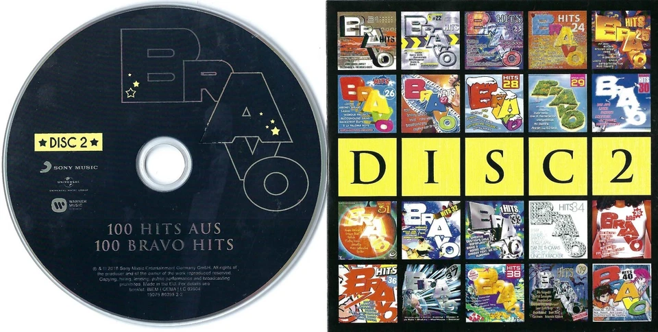 BRAVO 100 HITS - Das Beste! - 100 Hits aus 100 BRAVO HITS (2018) - 5 CDs - - Bild 4 von 4