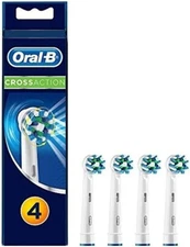Cross Action Electric Toothbrush Replacement Brush Heads Refill 4 Count