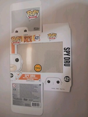 Funko Pop Despicable Me 3 Spy #421 Chase Variant Replacement Box Only Mint