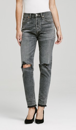 $428 Authentic CITIZEN OF HUMANITY Women's Liya High Rise Shadow Pocket Jeans - Picture 2 of 9