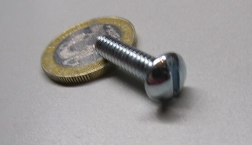 Rundkopf Zink Stahl Schlitz Maschinenschraube 10-24 x 3/4" Länge 200 Stück - Bild 5 von 8