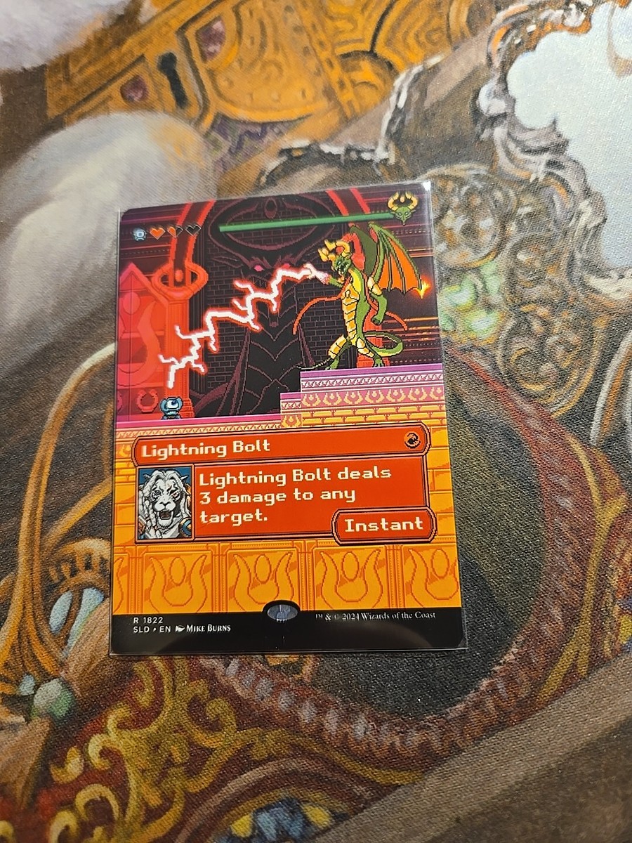 Lightning Bolt MTG Secret Lair - Pack Fresh - | eBay