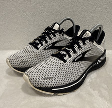 Brooks Adrenaline GTS 22 Men  s Sz 8.5 Running Shoes Gray/White/Black Euro Sz 40