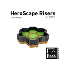 Hero Scape Riser Pieces Pack Grow Your Landscape Battle Arena Heroscape by JCSFY