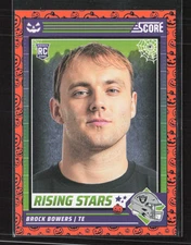 2024 Score-A-Treat #8 Brock Bowers A-Treat - Rising Stars Orange Pumpkin (U)