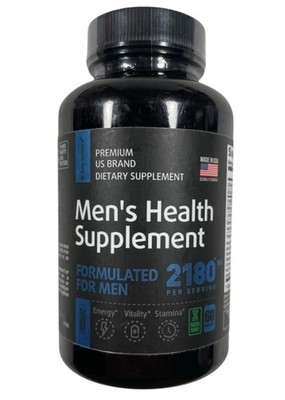 Raw Science Men's Health Supplement - Energy & Muscle Support - 60 tabs -Ex 5/27