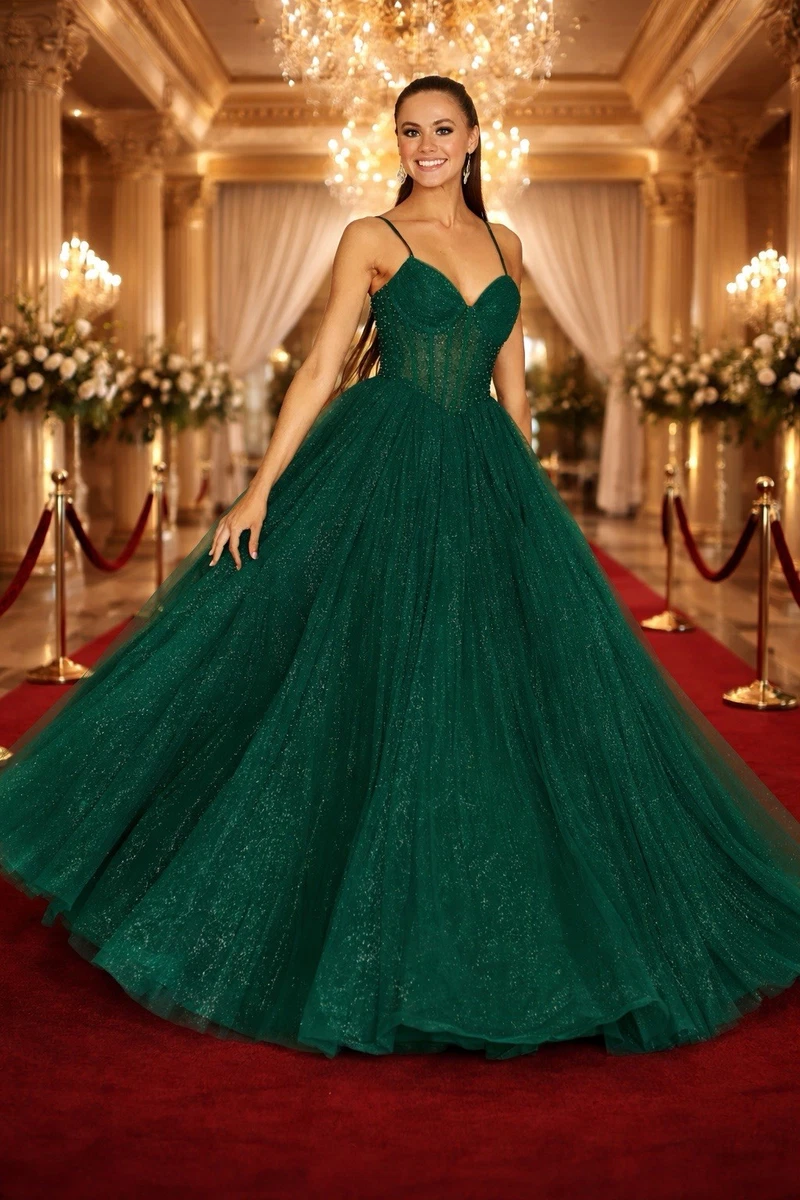 Green Ball Gowns for Women for sale | eBay UK
