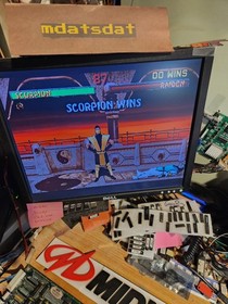 MORTAL KOMBAT 2 PCB JAMMA ARCADE MAIN BOARD ONLY REV 3.1 WORKING!!!! MIDWAY 