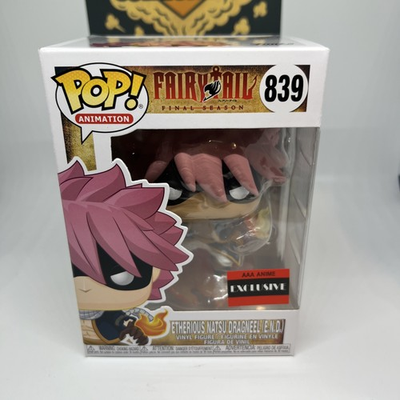 #ad Fairy Tail: Etherious Natsu Dragneel E.N.D #839 Funko Pop AAA w Protector $41.99