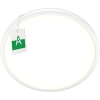 LED Deckenleuchte Rund 50 Cm Weiß 17 W 3600 Lm 4000 K IP54 Flach Deckenlampe