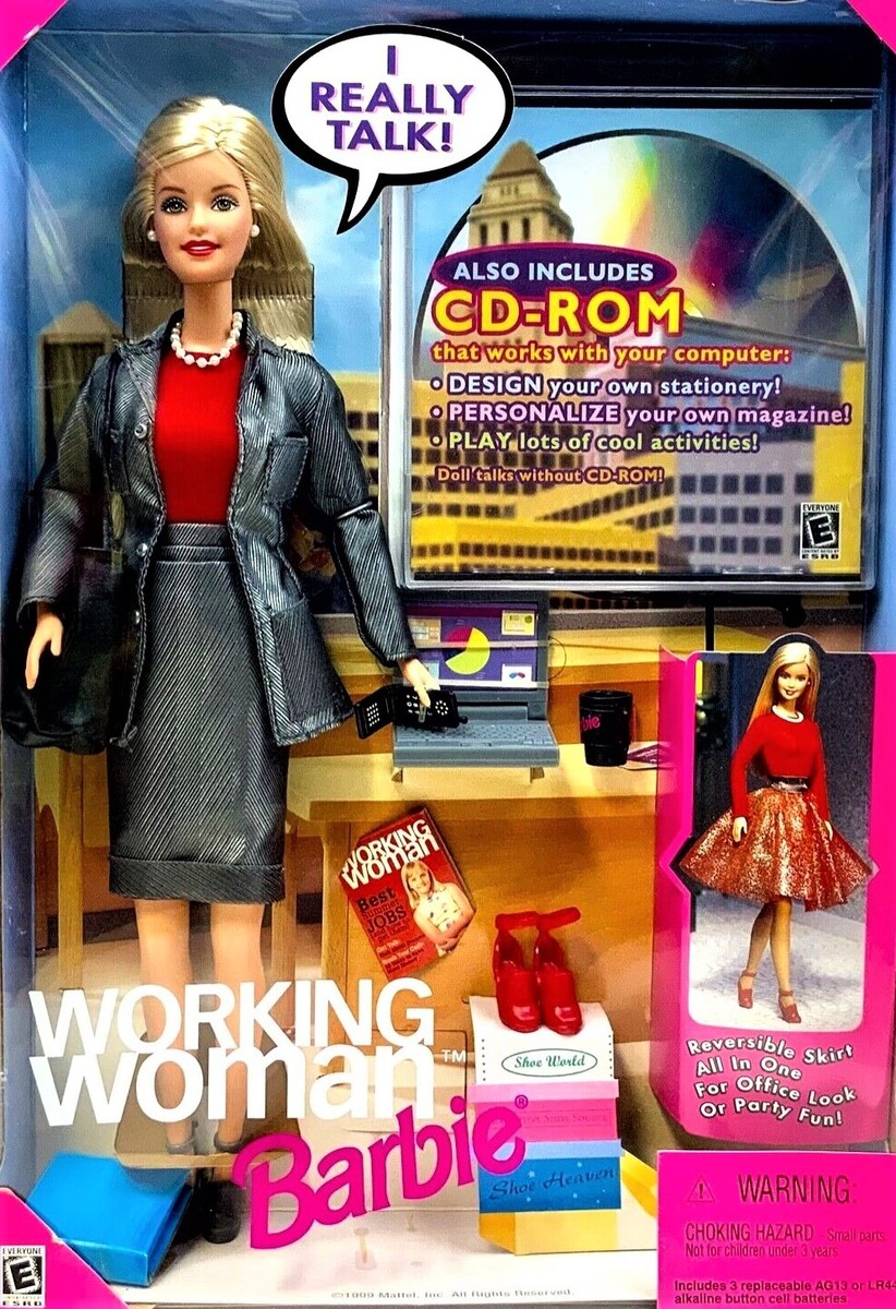 Working Woman Barbie Doll with CD-ROM 1999 Mattel 20548 | eBay