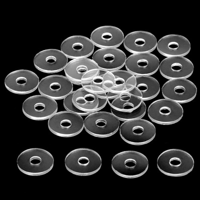 #ad #ad 30 Pack 3 4 Inch Clear Plastic Washers Flat Vinyl Replacement Parts Clear... $8.90