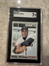 1970 Topps - Willie McCovey #250 San Francisco Giants SGC 7 NM Card MLB Baseball