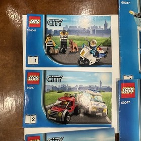 Instruction booklets ONLY LEGO&reg; City Police Station #60047 Year: 2014